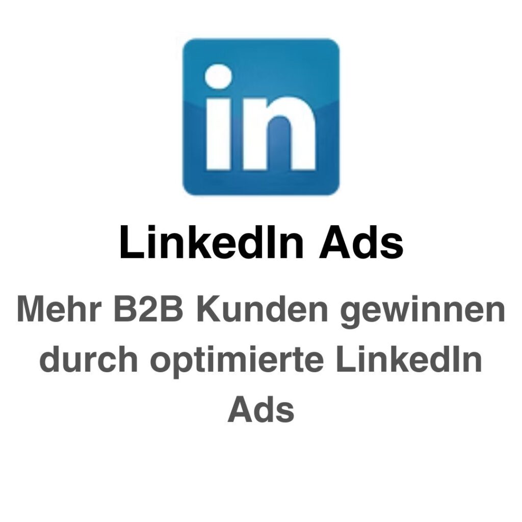 facebook, instagram, linkedin werbung